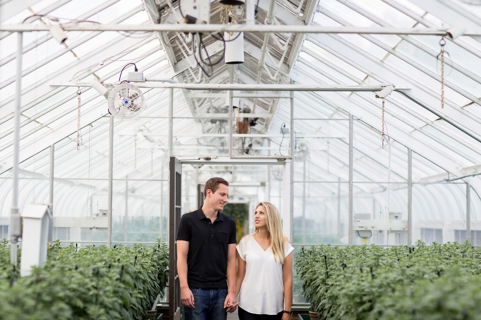 Longwood Gardens Kennett Square Engagement Photography